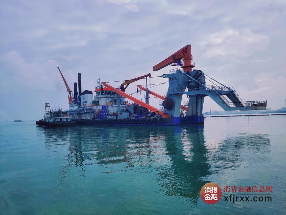 图为农发行广西北海市分行支持的北海铁山港区航道三期工程项目 农发行广西北海市分行供图