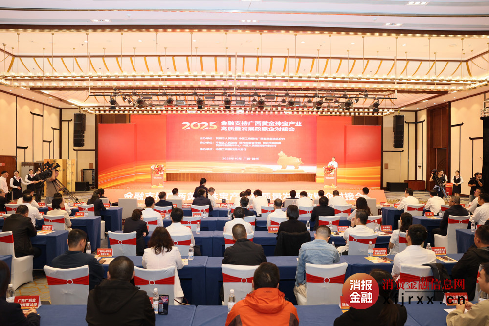 金融支持广西黄金珠宝产业高质量发展政银企对接会现场 黎豪图摄